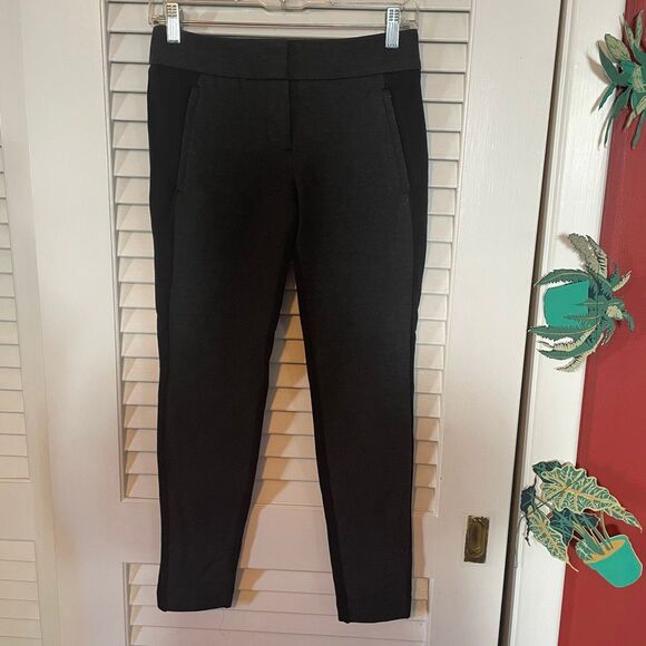 LOFT | gray black ponte pants 2P - Picture 1 of 9